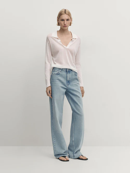 Sweet Fashion - pantalón mezclilla tiro alto 😍 $250