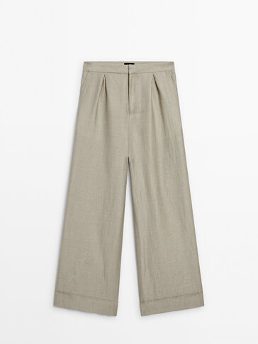 Max hot sale linen pants