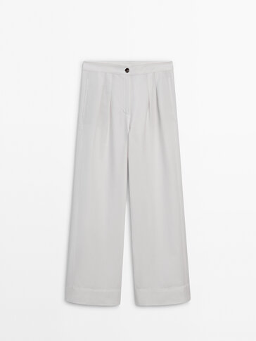 Pantalon palazzo best sale massimo dutti