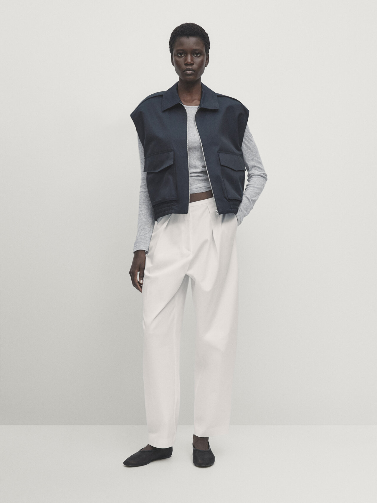 Rayle Melange Solid Long Sleeve Overshirt-Brindle main image 1