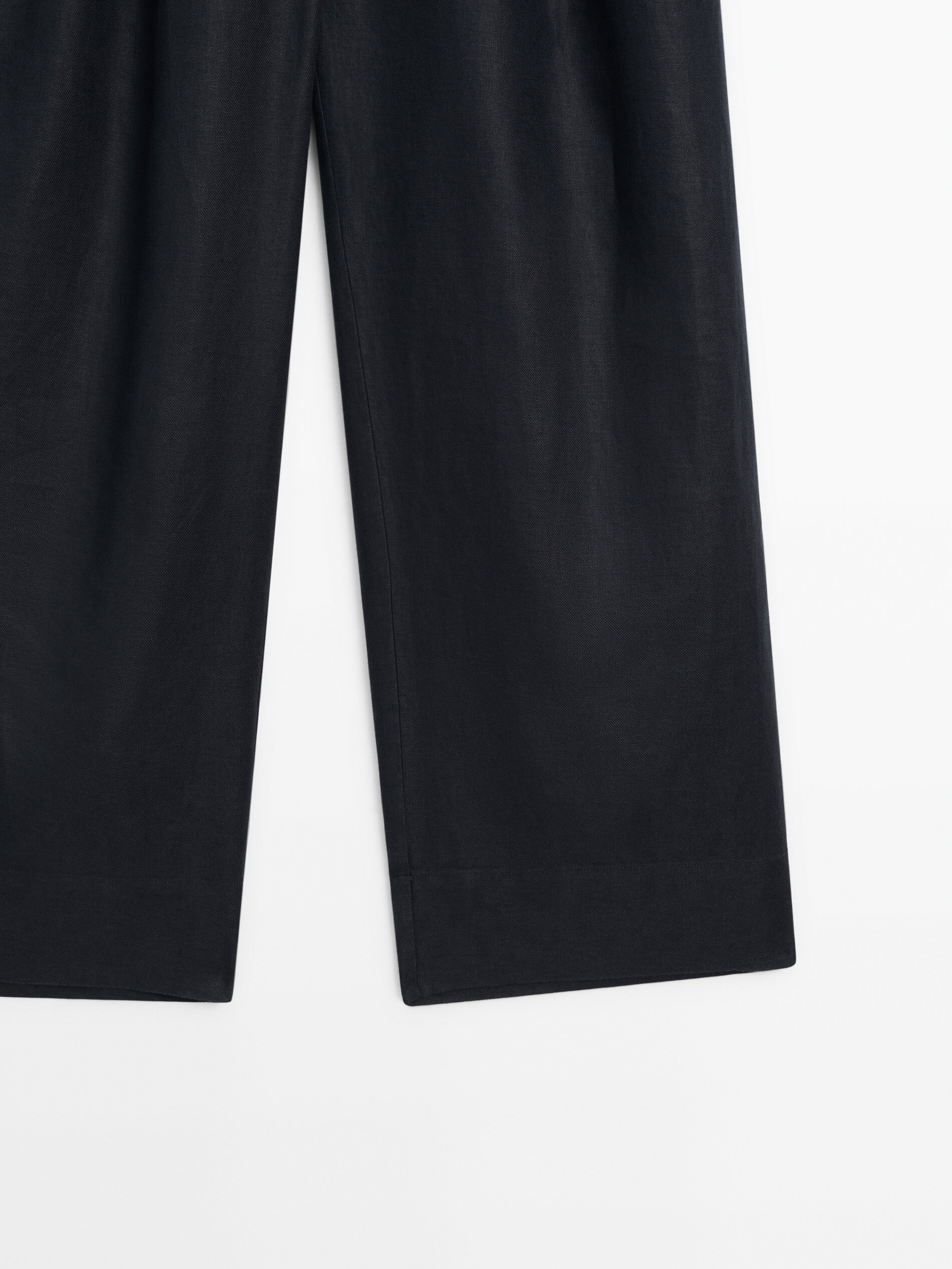 Pantalón doble pinza 100% lino