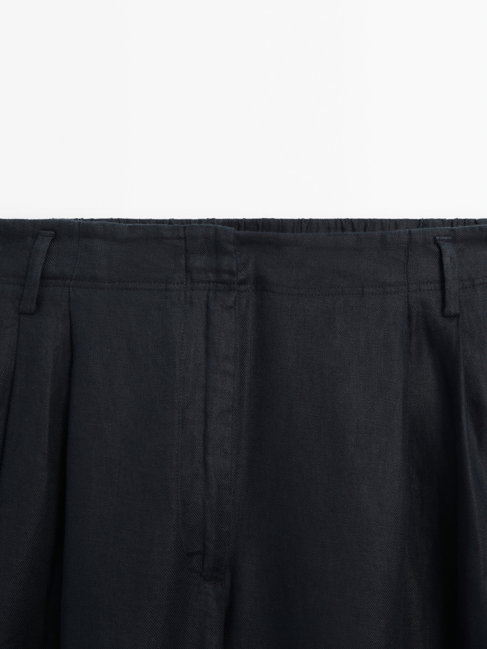 Pantalón doble pinza 100% lino