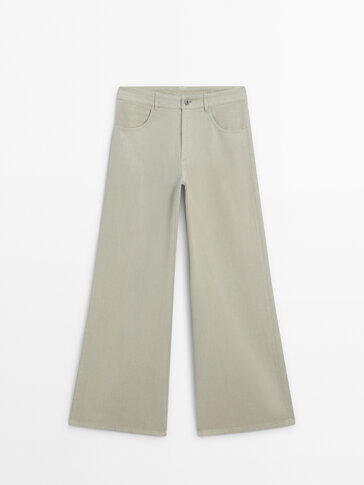 Pantalones de traje gris medio de corte pitillo exclusivos de New