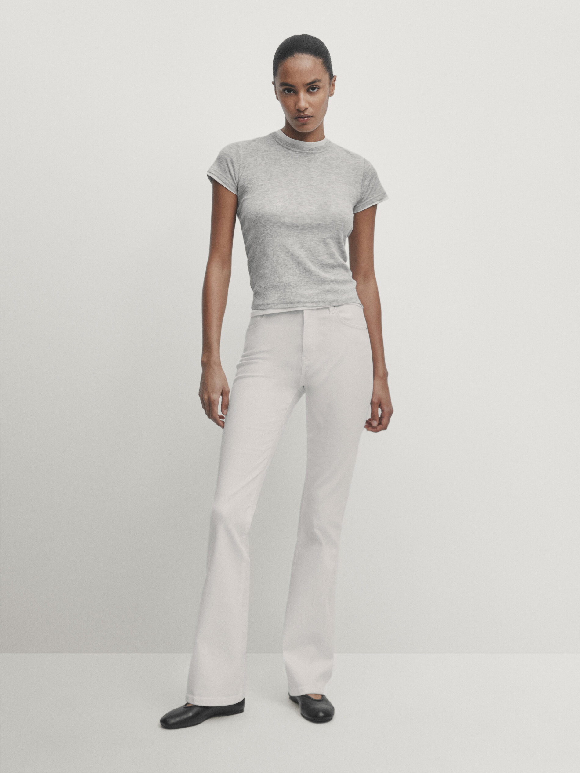 Massimo dutti hot sale white jeans