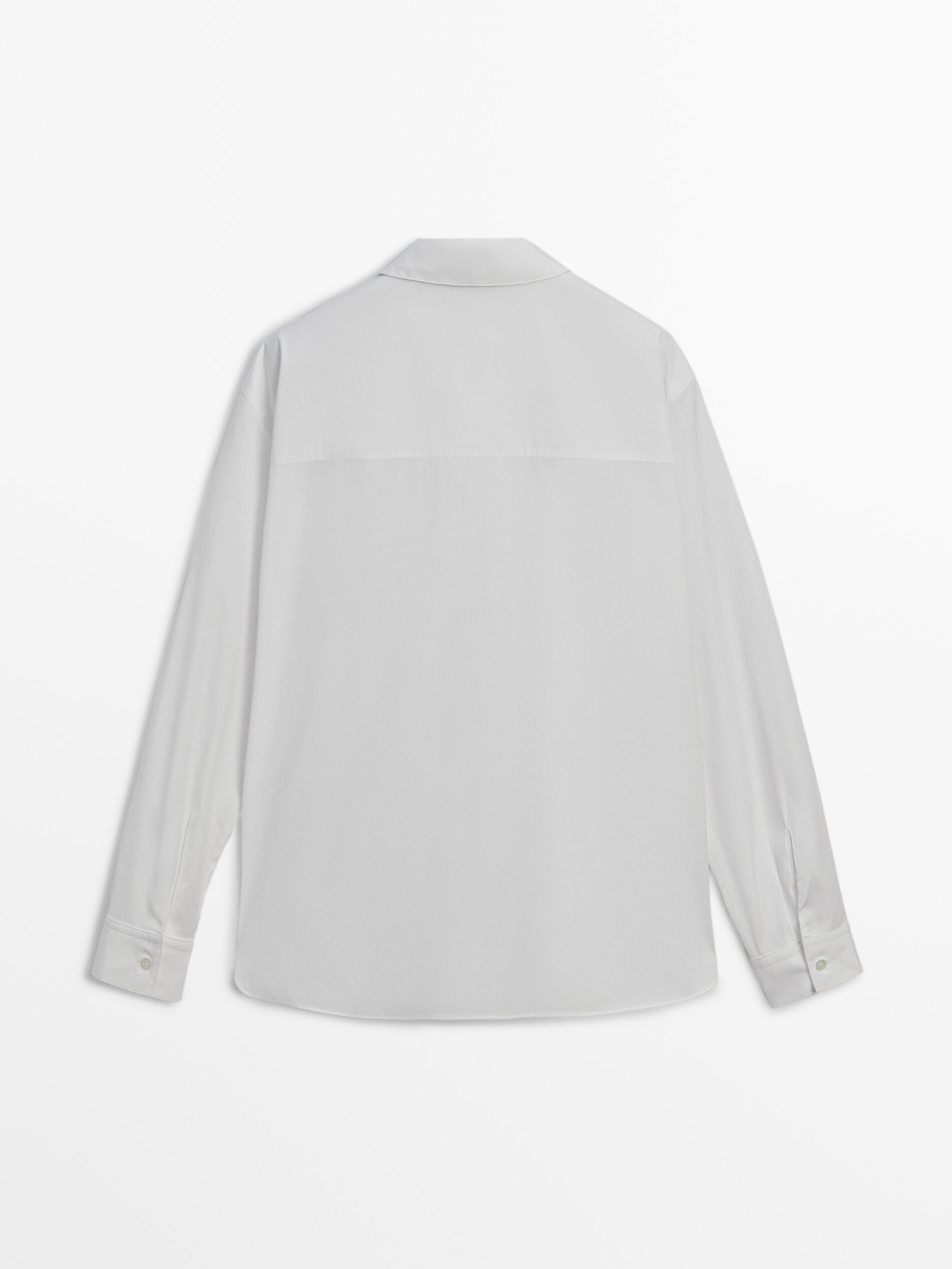 Poplin shirt 100% cotton pocket