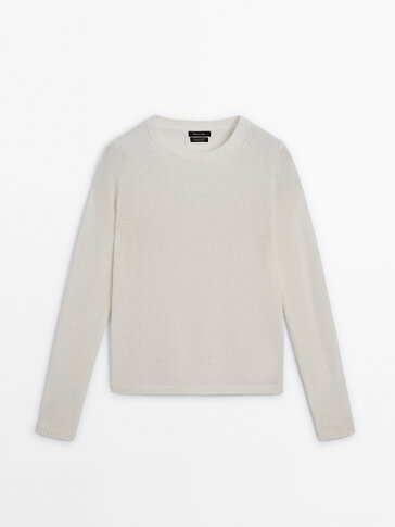 Crew neck white online sweater