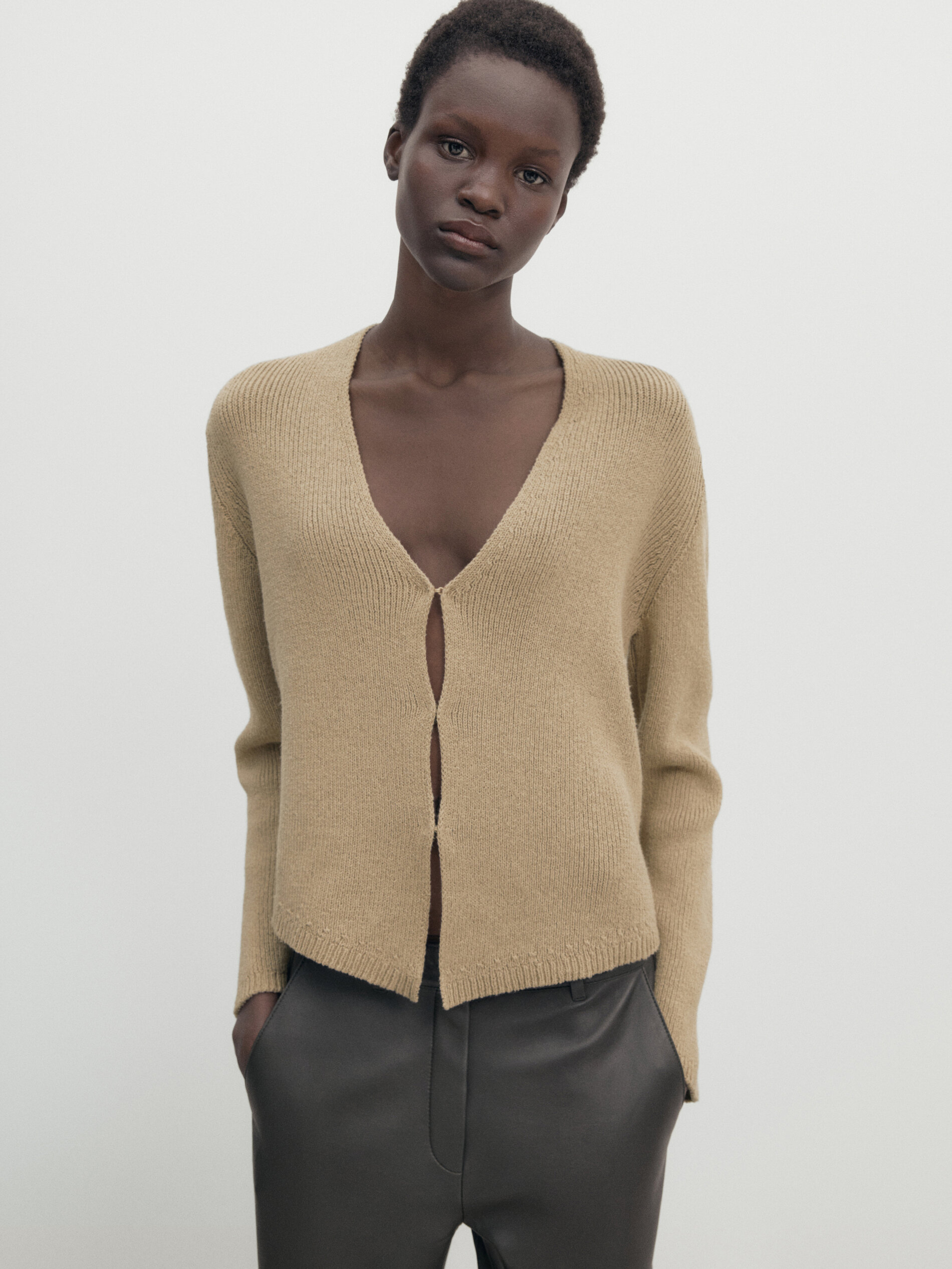 yo BIOTOP】Wool mohair hook cardigan 01 レディース トップス ...