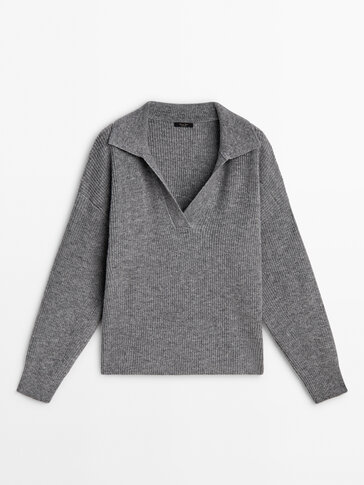 Pullover v hot sale neck sweater