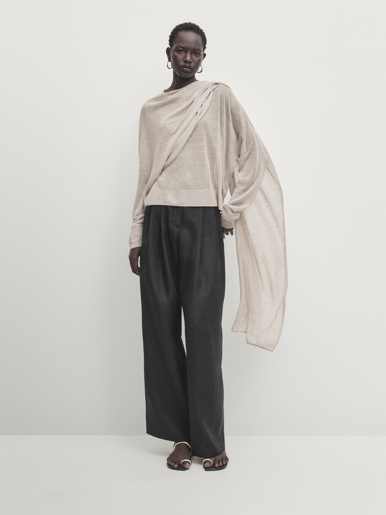 Jersey Cuello Redondo Elástico Jersey Mujer XIEERDUO - Cuello Redondo Manga Larga Otoño/Invierno Ropa Mujer Básica Elegante