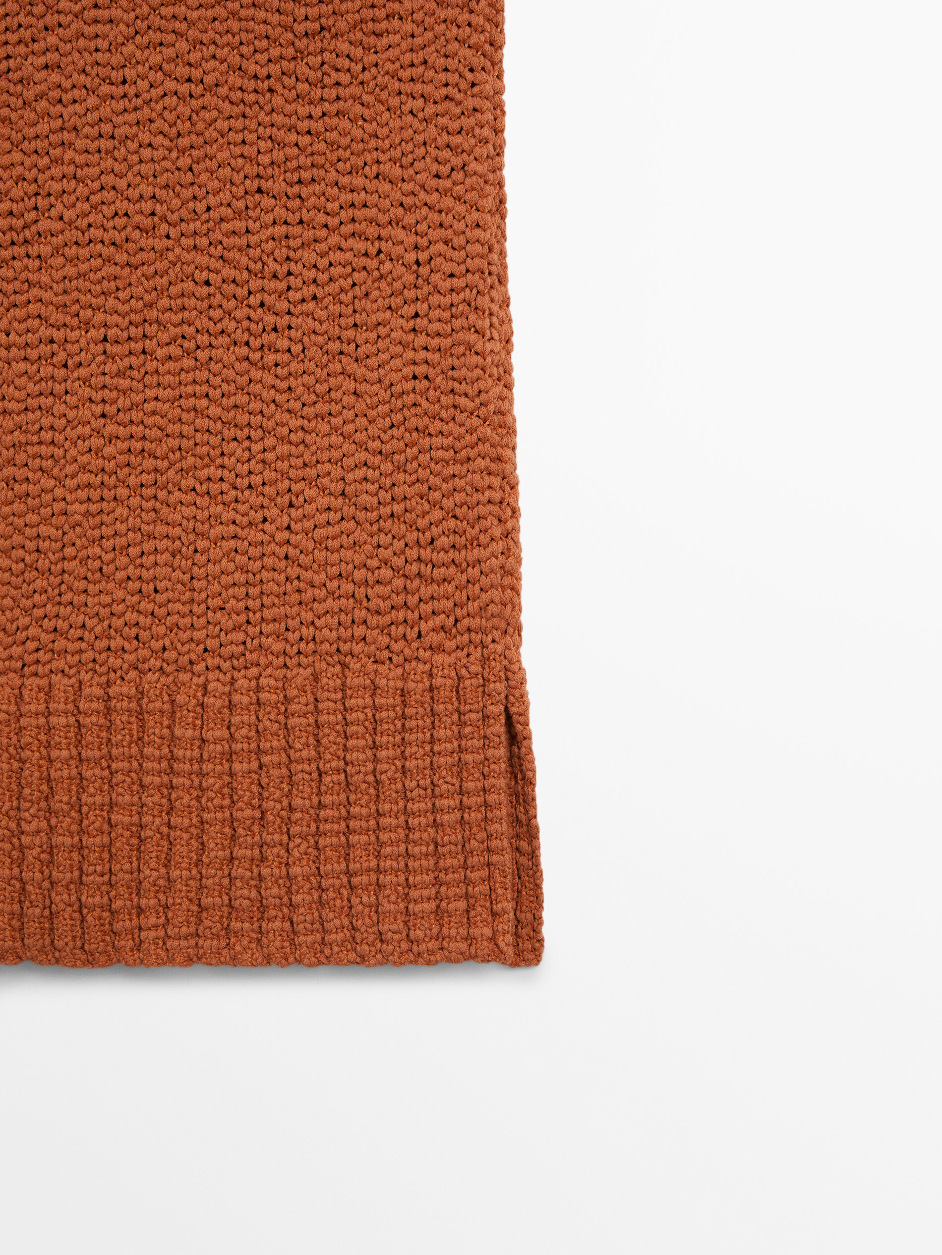 Halterneck knit top