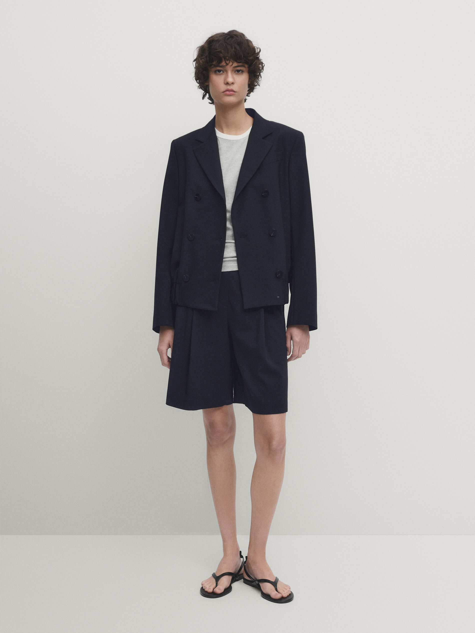 Women's blue jackets - Massimo Dutti