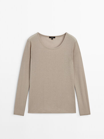 Women's Long-Sleeve T-Shirts - Massimo Dutti