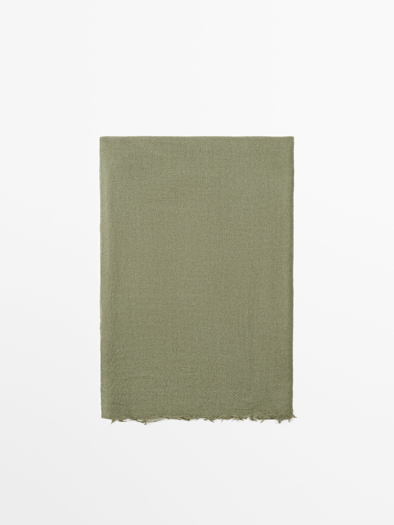 Massimo Dutti Rustikales Halstuch In Green