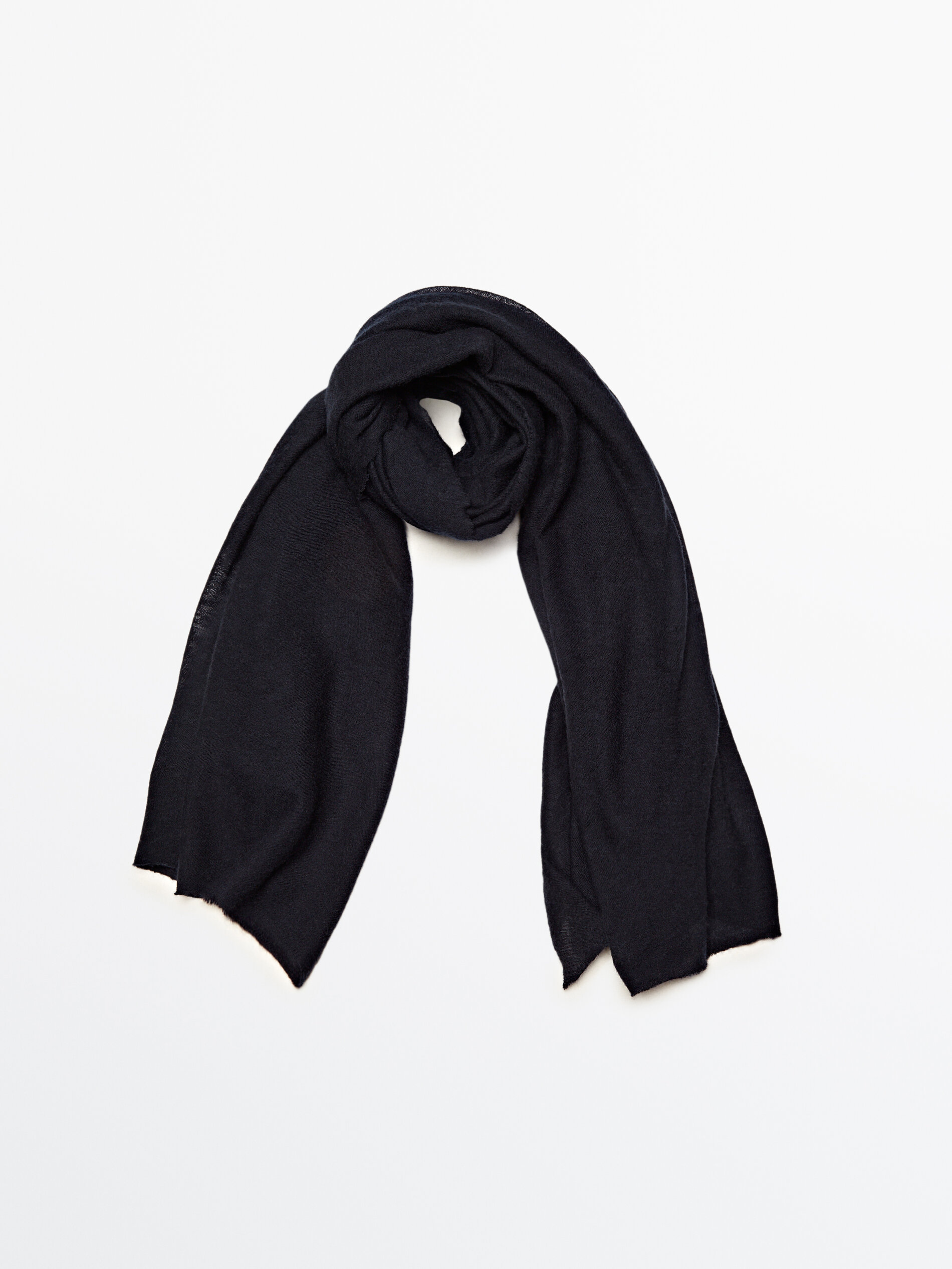 Navy blue deals cashmere scarf