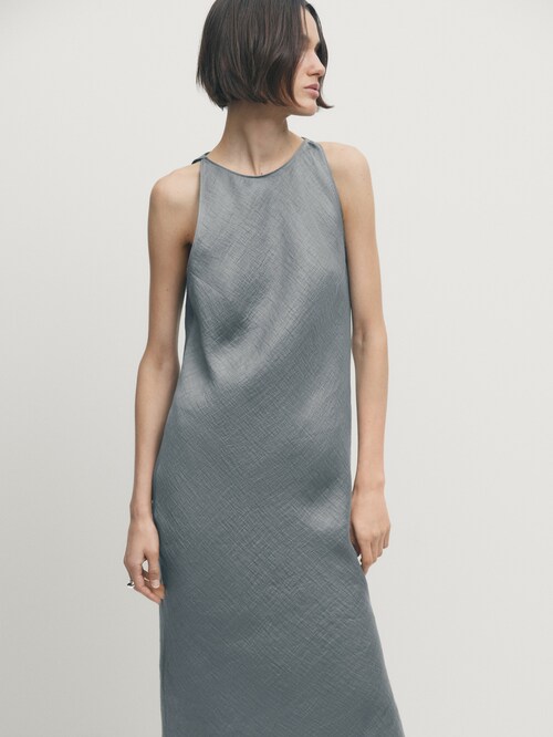 Halter neck dress · Bluish Grey · Smart / Dresses And Jumpsuits