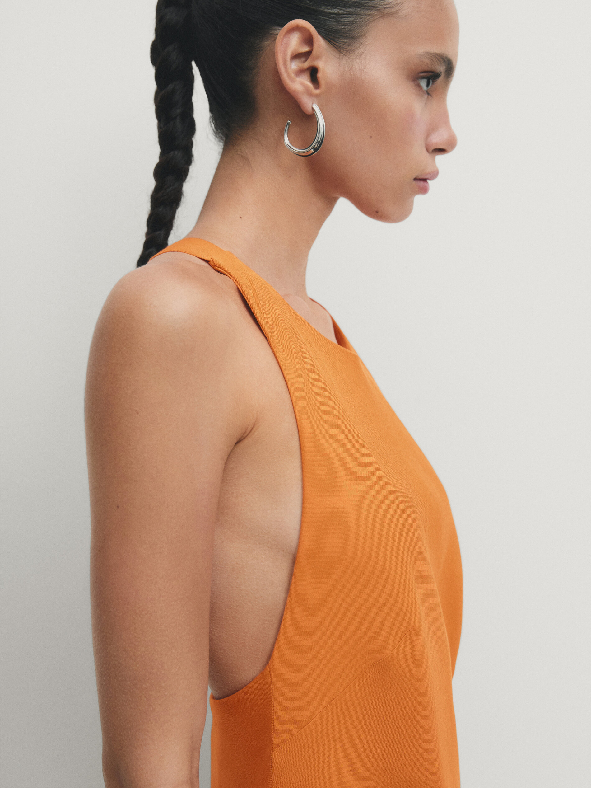 Orange Sheath Dress