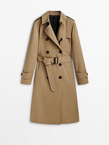 Fitted hot sale trench coat