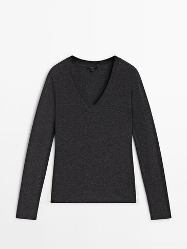 Women's Long-Sleeve T-Shirts - Massimo Dutti