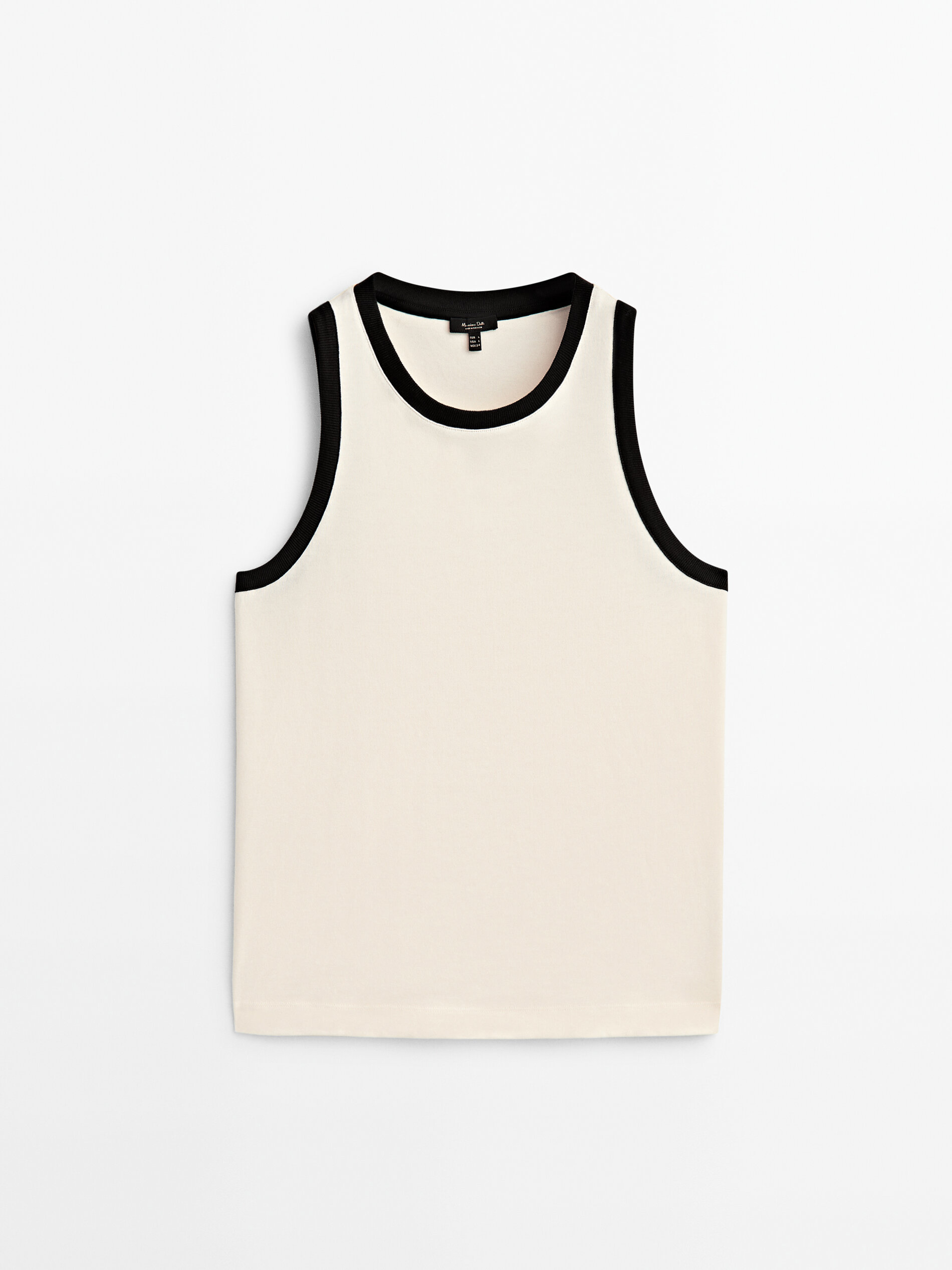 White best sale sleeveless shirt