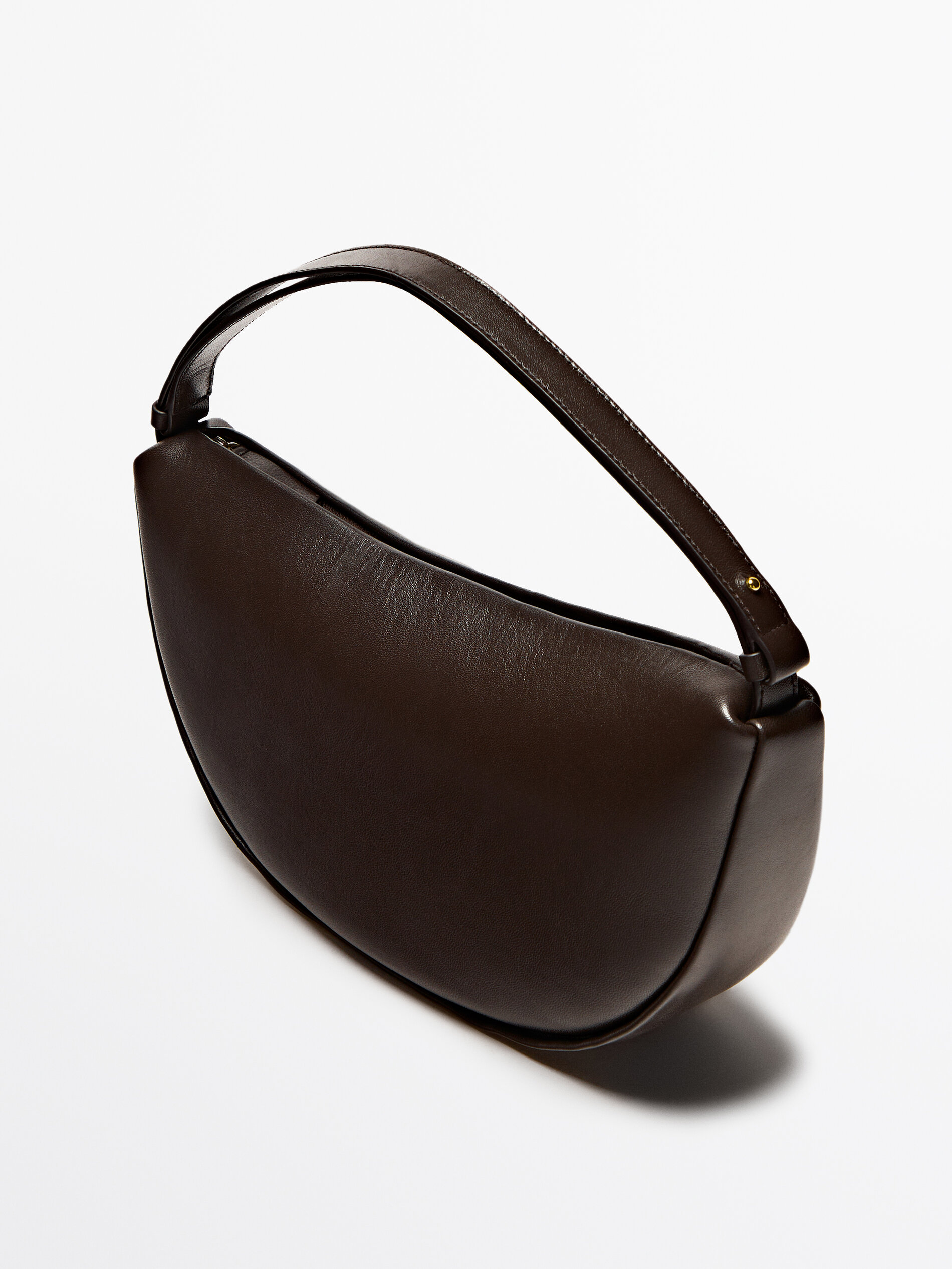 Half Moon Leather Shoulder Bag curated on LTK