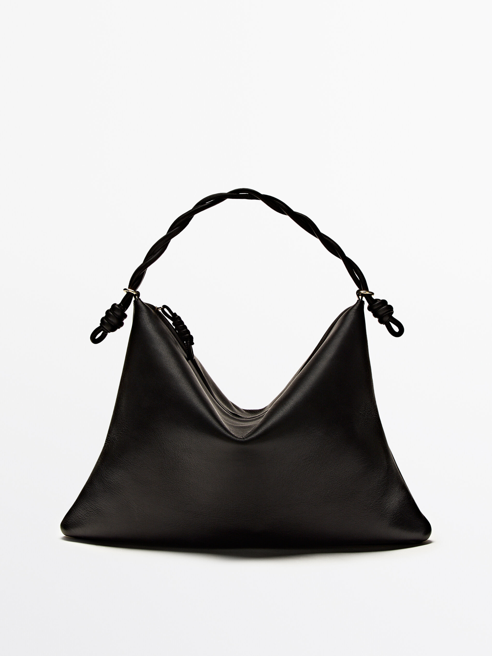 Butter Small Croissant Bag in Soft Nappa Leather | LEMAIRE