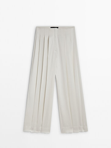 Massimo dutti hot sale white pants