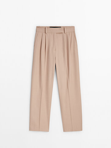 Straight darted suit trousers - Studio