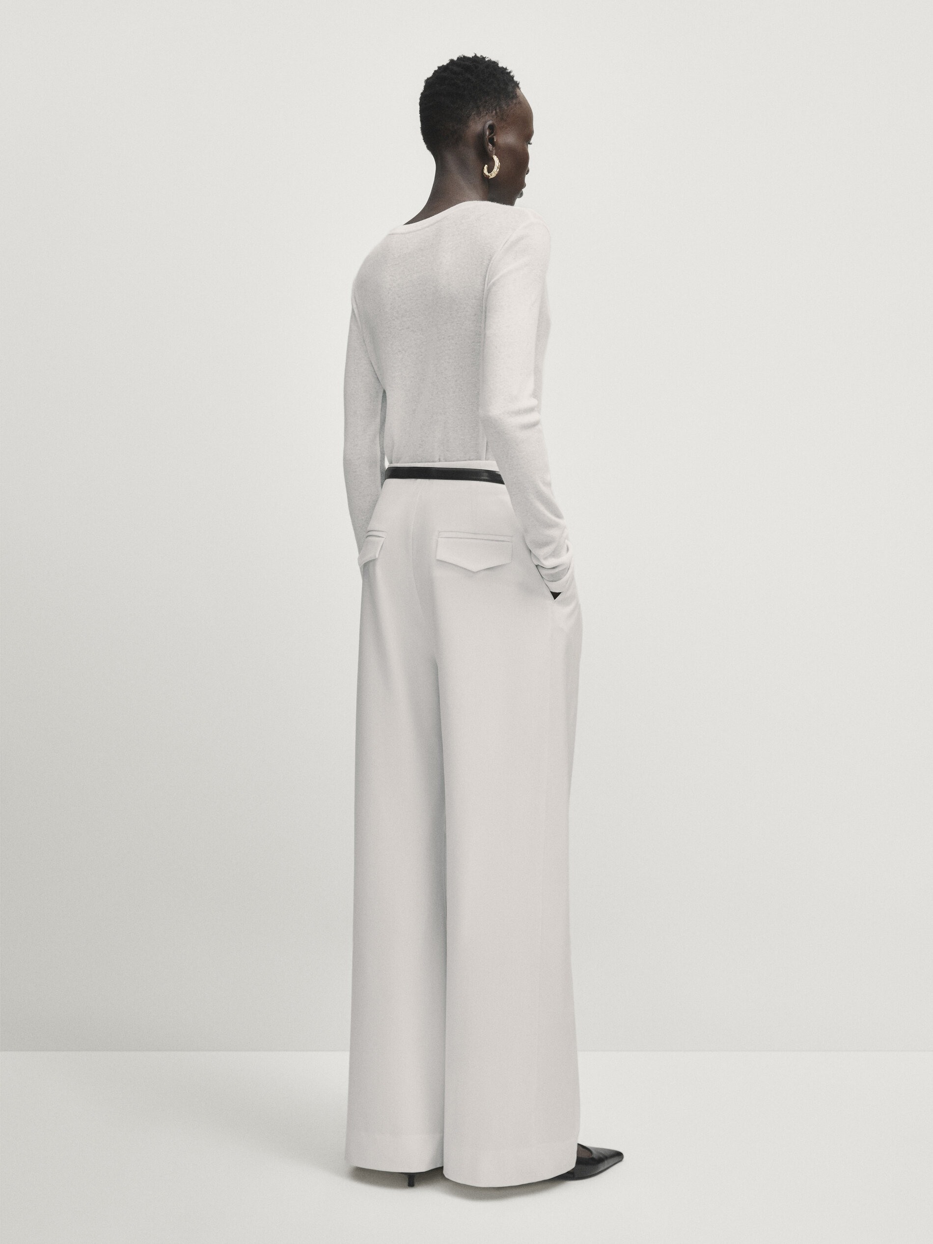 Massimo dutti 2024 palazzo trousers