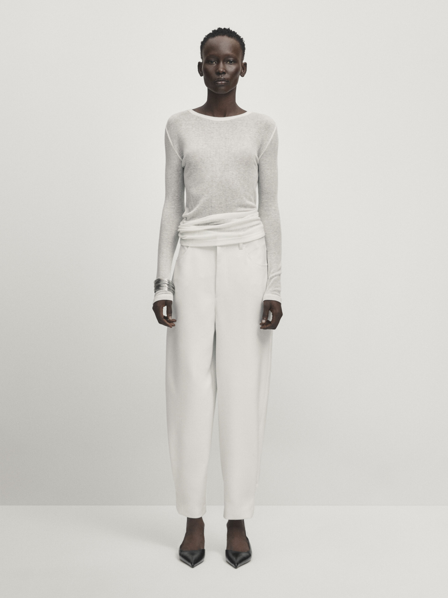 Langarmshirt Lyocellmischgewebe – Studio · Gebrochen Weiss, Grau YR-Advance 86,BRZ用光るシフトパターンVer2