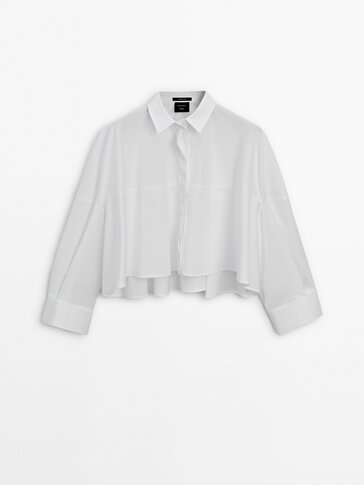 Camisas blancas massimo dutti mujer hot sale