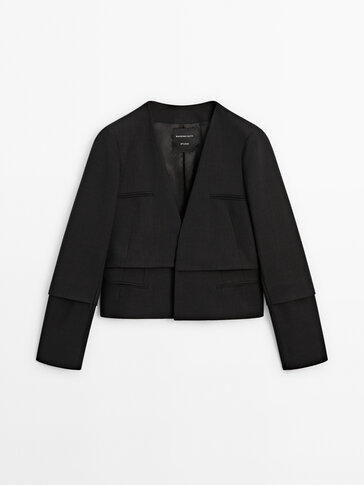 Jacket with double pocket detail - Studio