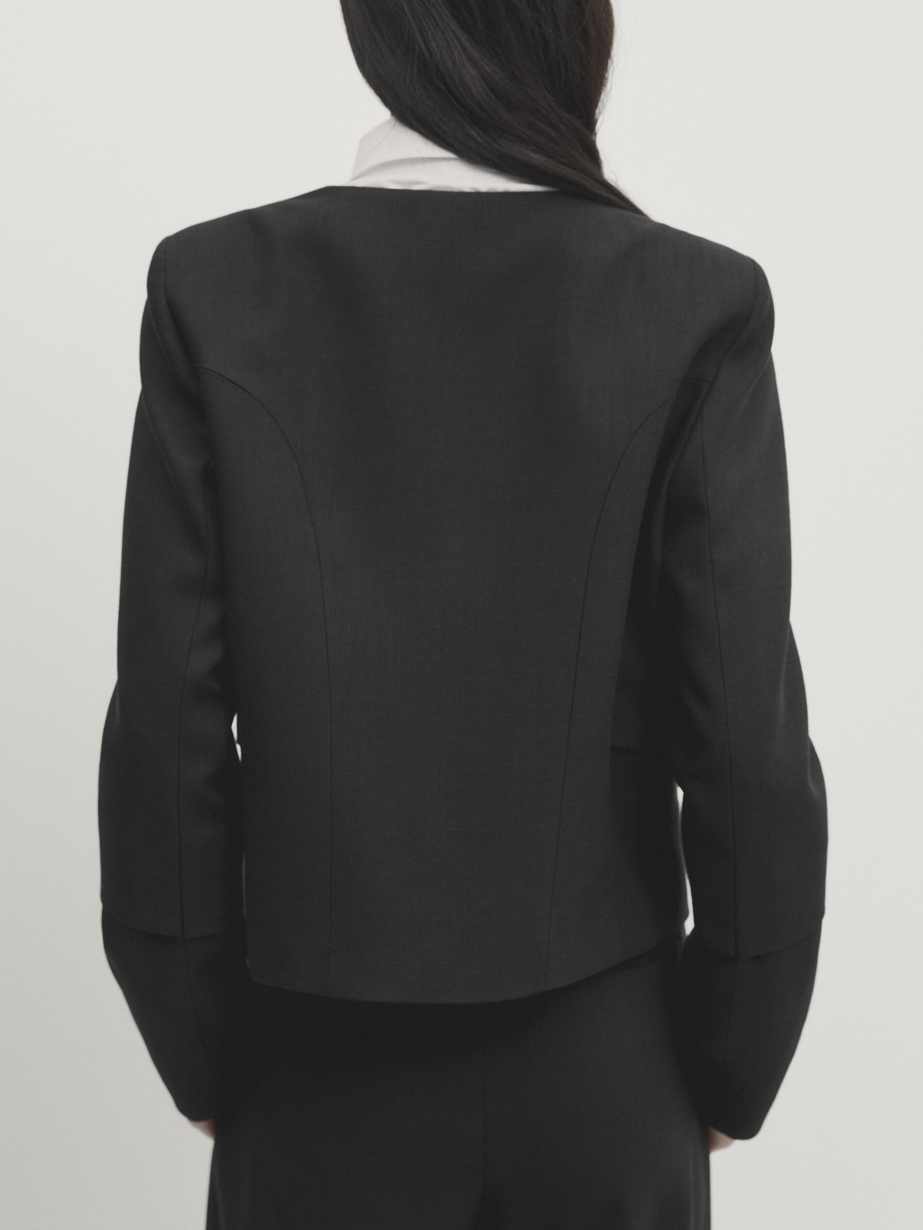 Black dressy hot sale jacket womens