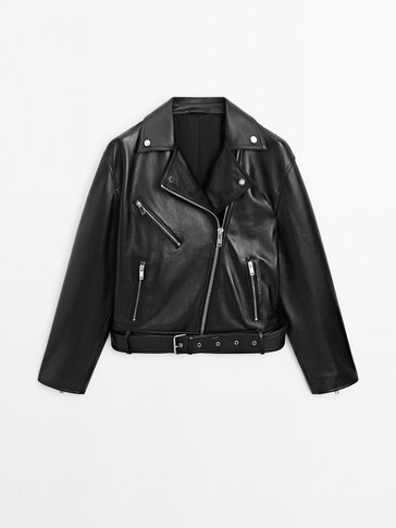 Nappa leather jacket with zip - Studio