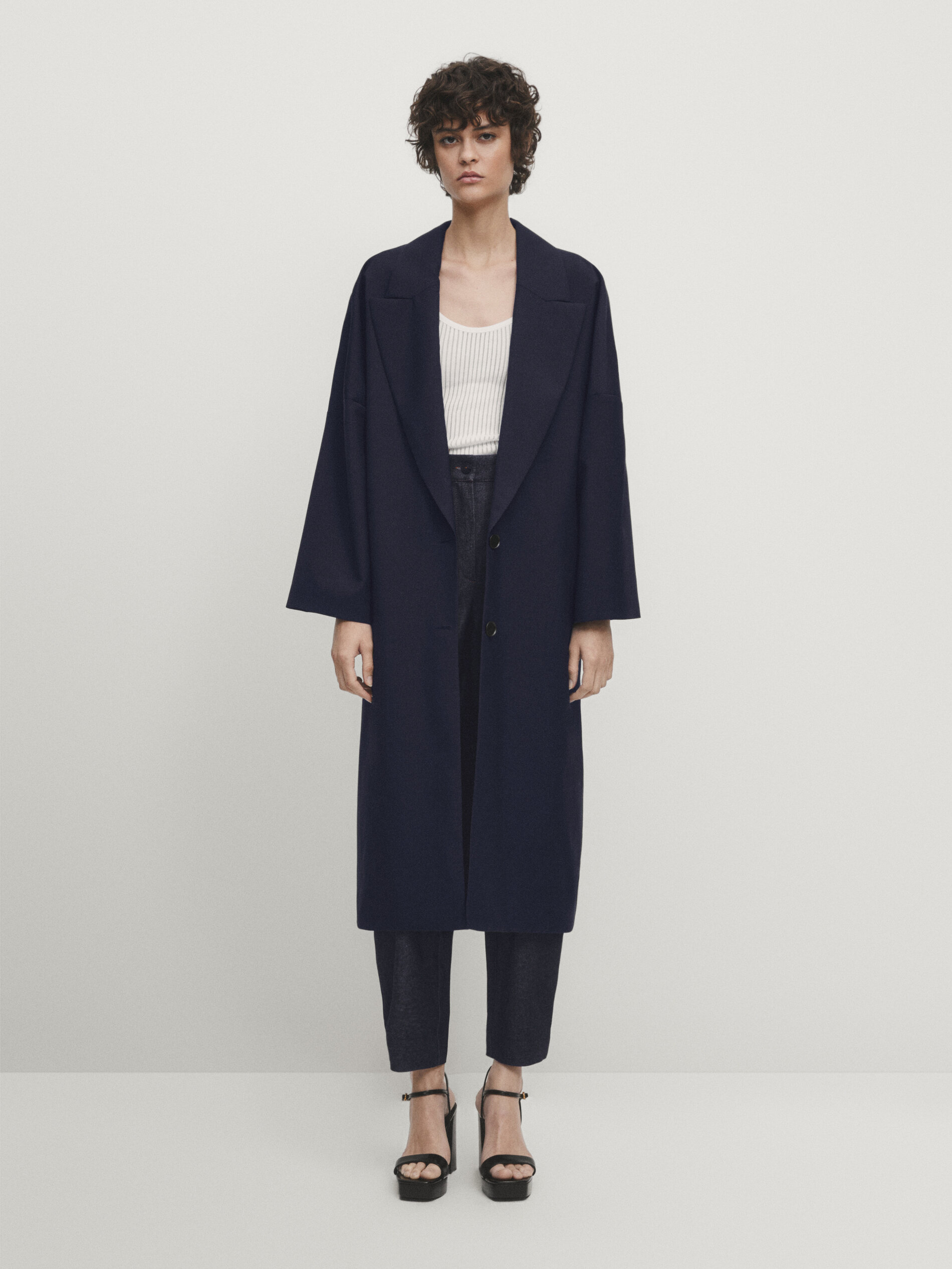 【トルネードマート】クレープラッセル スタンド ジャケット ワイヤー入り LL紺 トルネードマート】クレープラッセル スタンド ジャケット ワイヤー