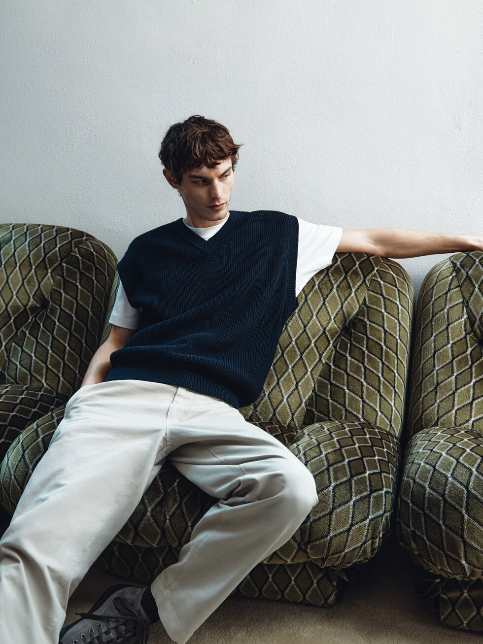 Short sleeve crew neck T-shirt