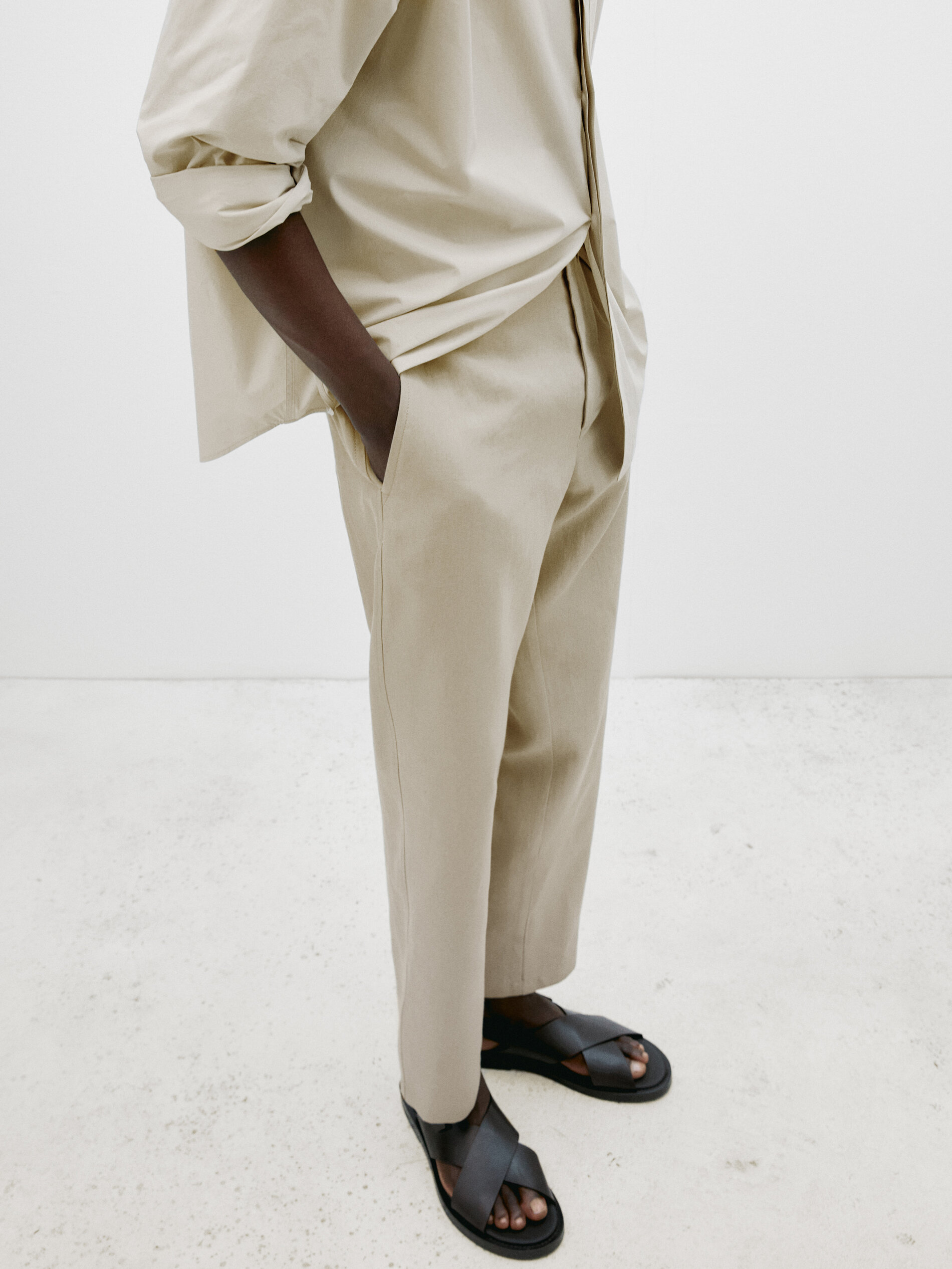 Trousers & Denim - SALE - WOMEN - Massimo Dutti - Switzerland | Casual  summer outfits, Linen trousers, Trousers women