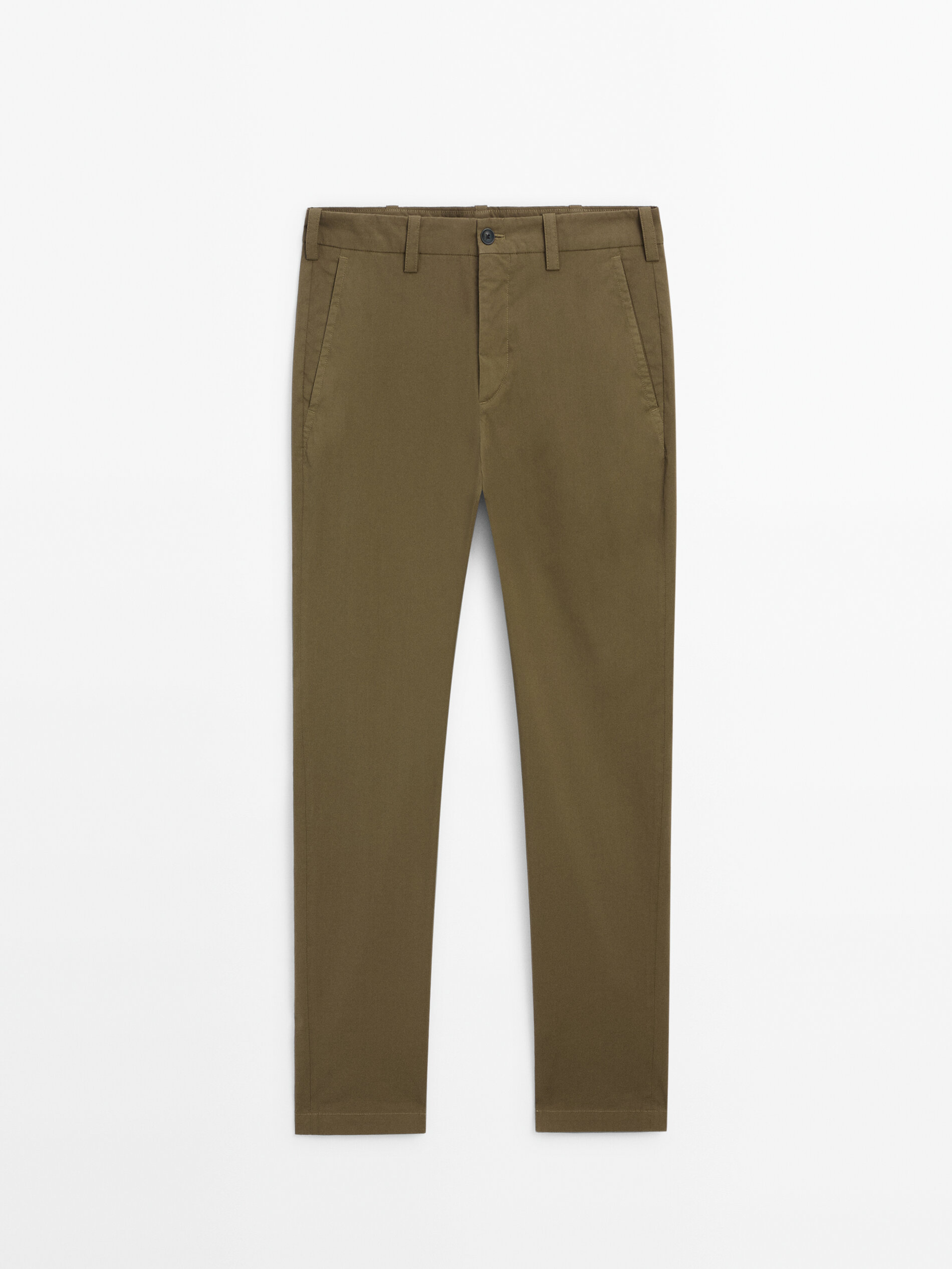 Skinny clearance fit khaki