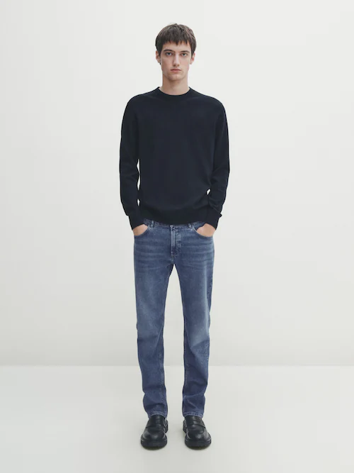 Men's Regular-Fit Jeans - Massimo Dutti