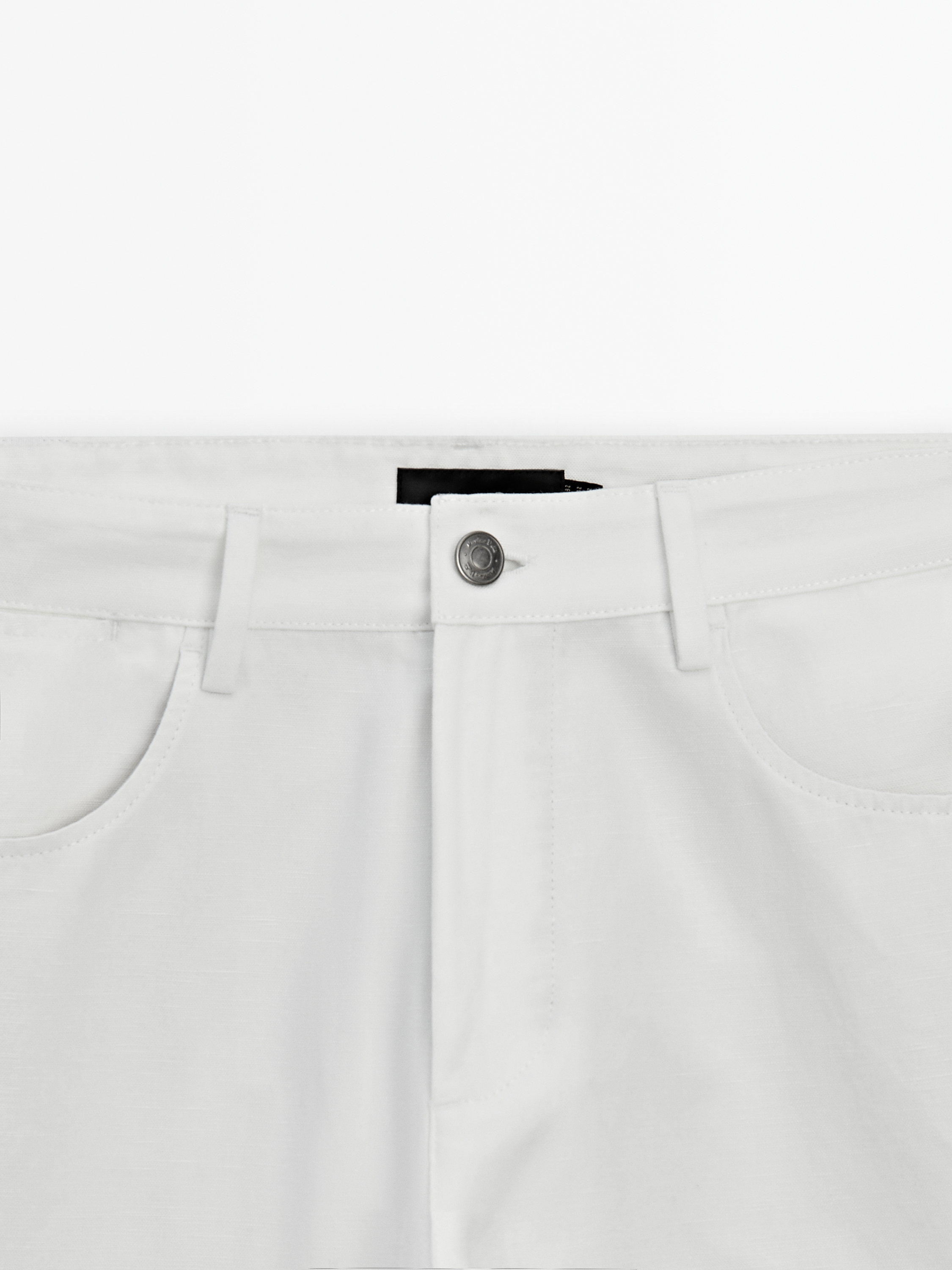 Denim tapered fit pantolon_6