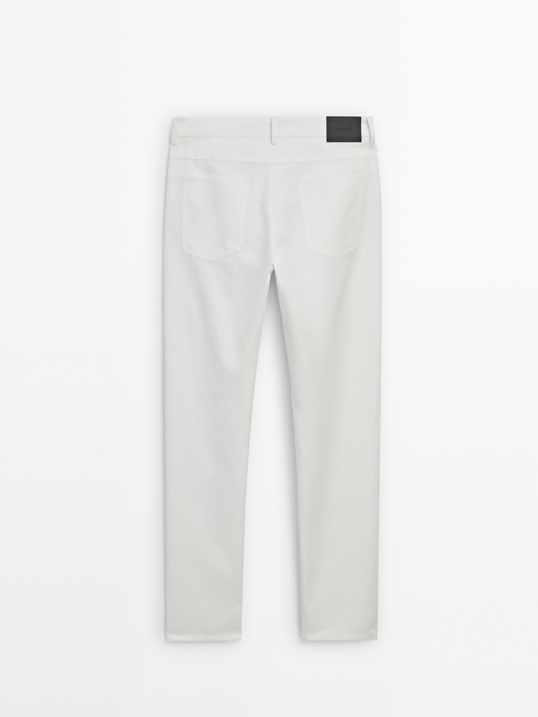 Denim tapered fit pantolon_1