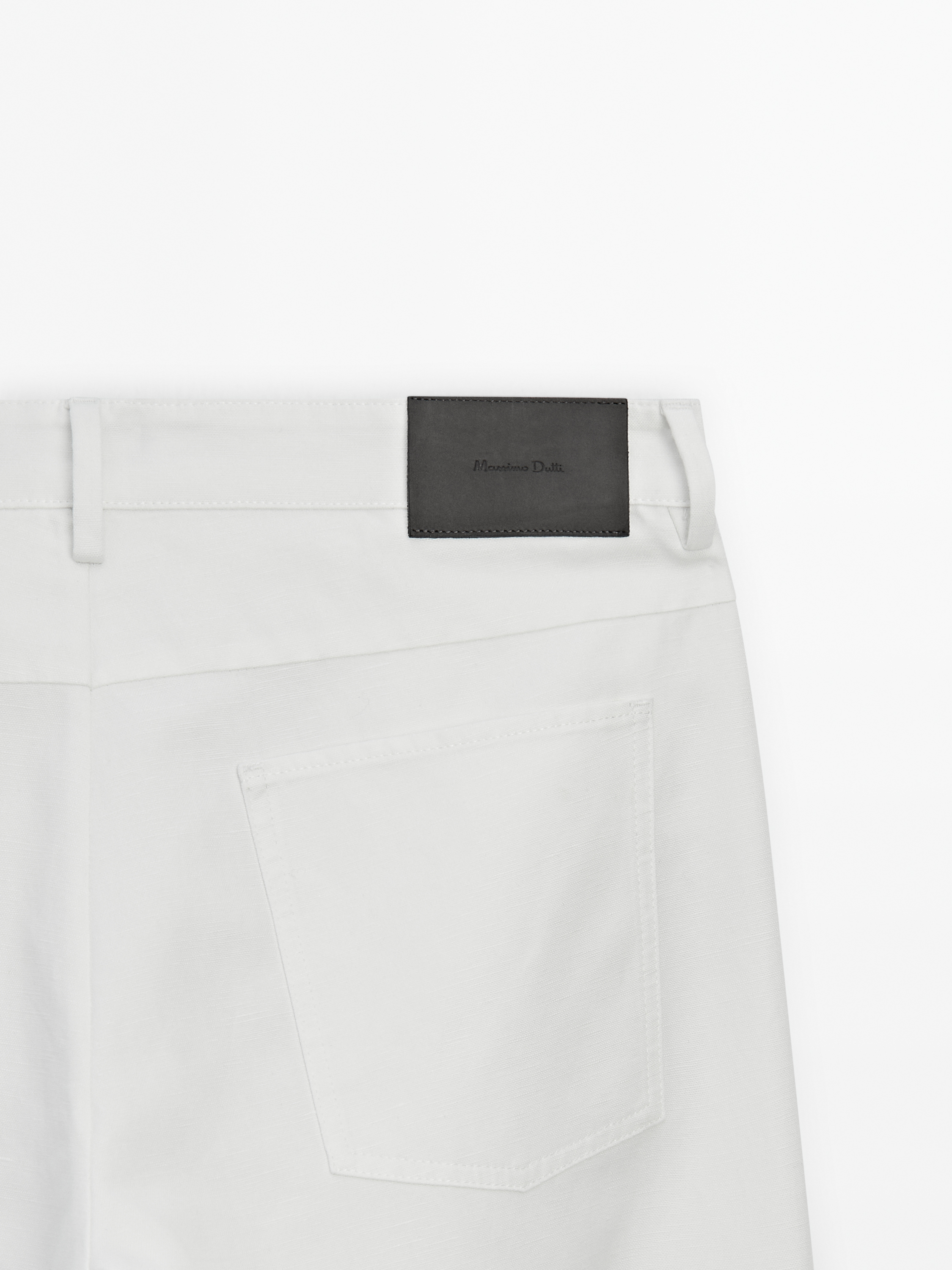 Denim tapered fit pantolon_7