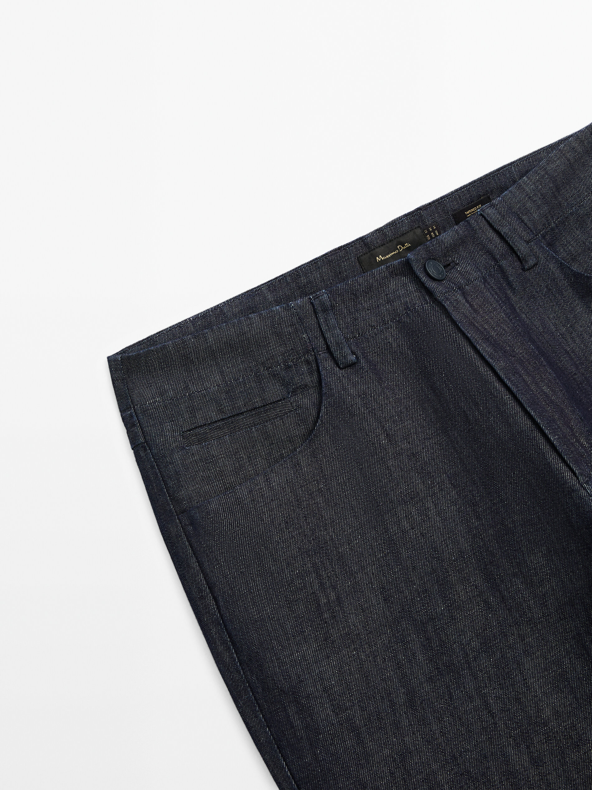 Jeans con algodón tapered fit