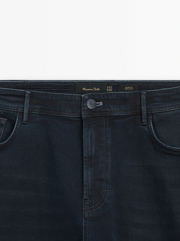 Slim fit jeans · Indigo · Dressy | Massimo Dutti