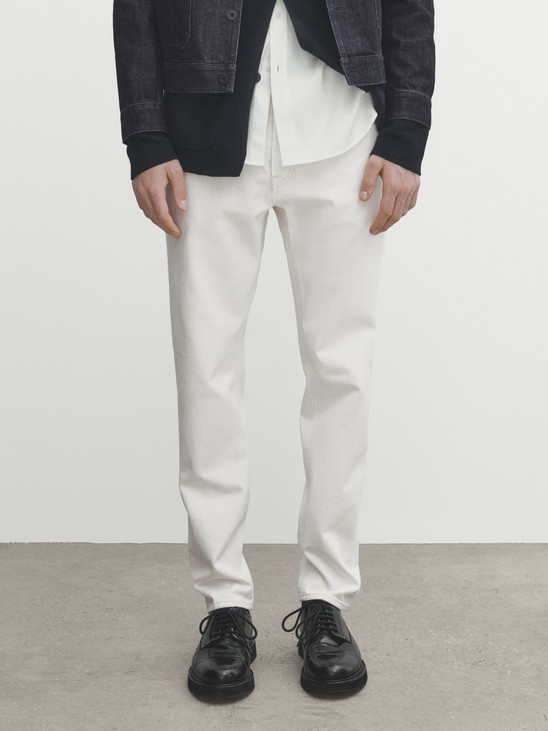 Men's Tapered Fit Jeans Massimo Dutti