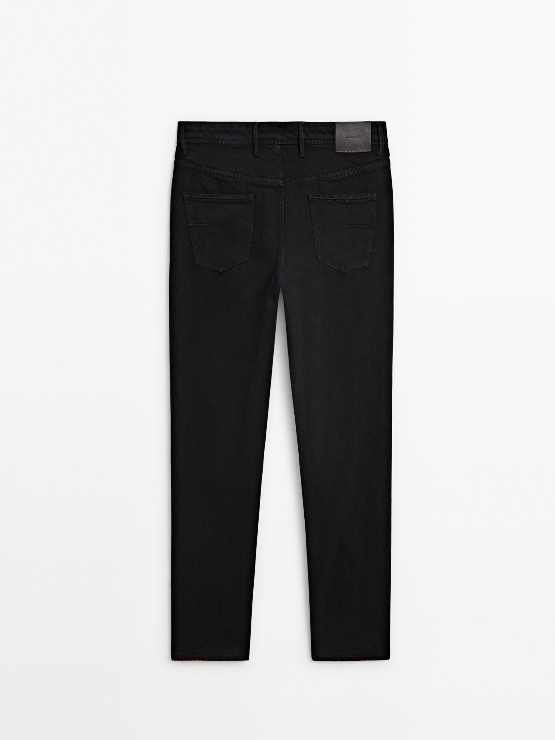 Slim-fit rinse wash jeans · Black · Dressy | Massimo Dutti