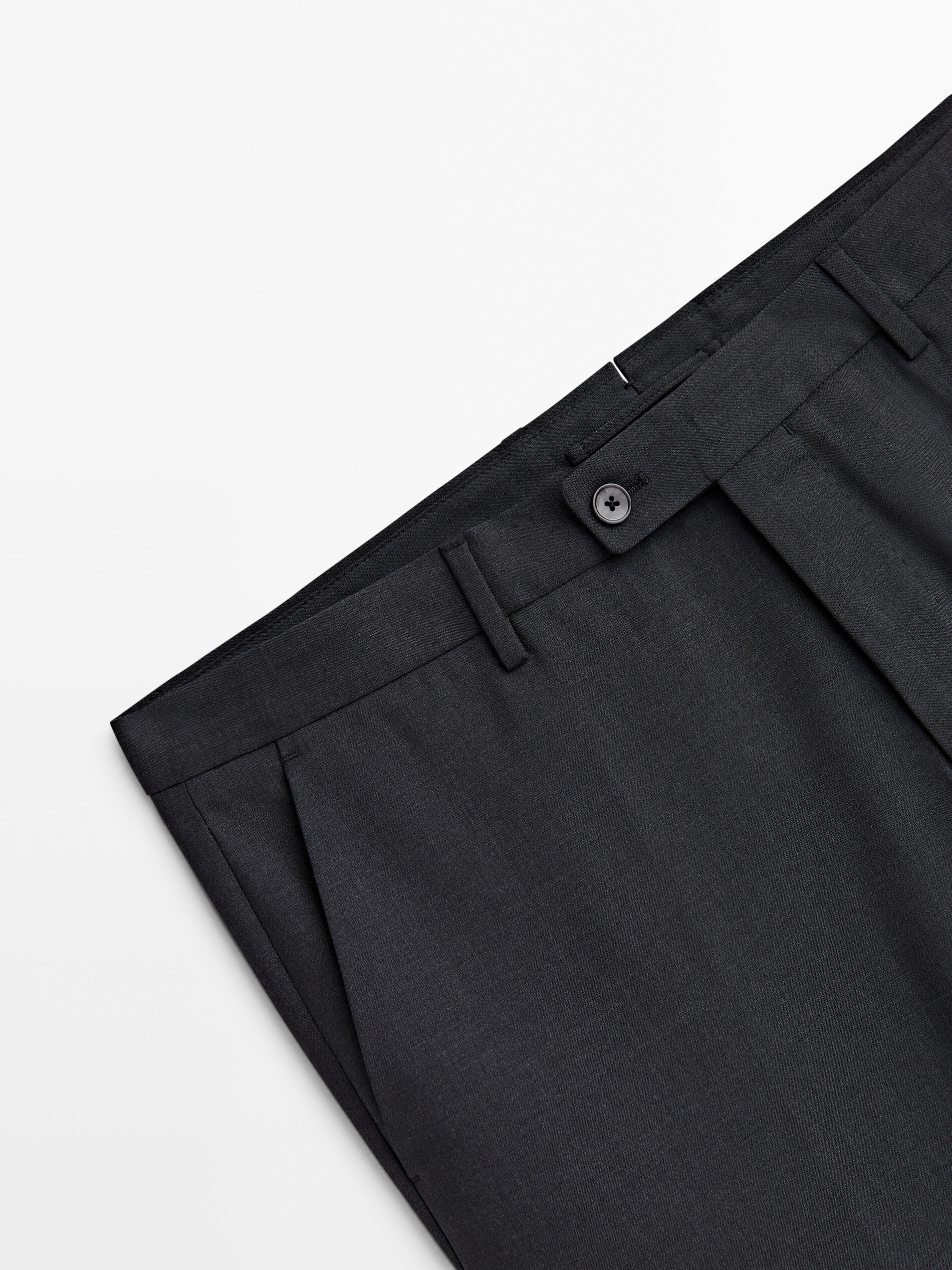 Heritage Blended Wool Dress Pants - Black – Bombay Shirt Company