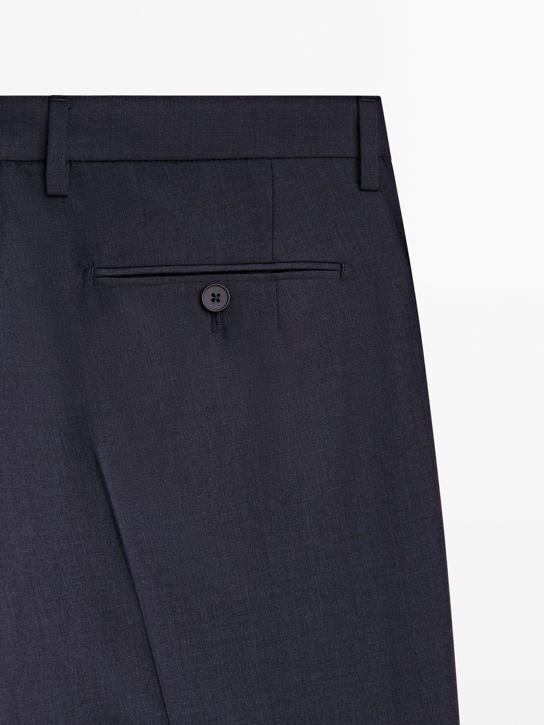 Slim Fit Suit trousers - Dark blue - Men | H&M