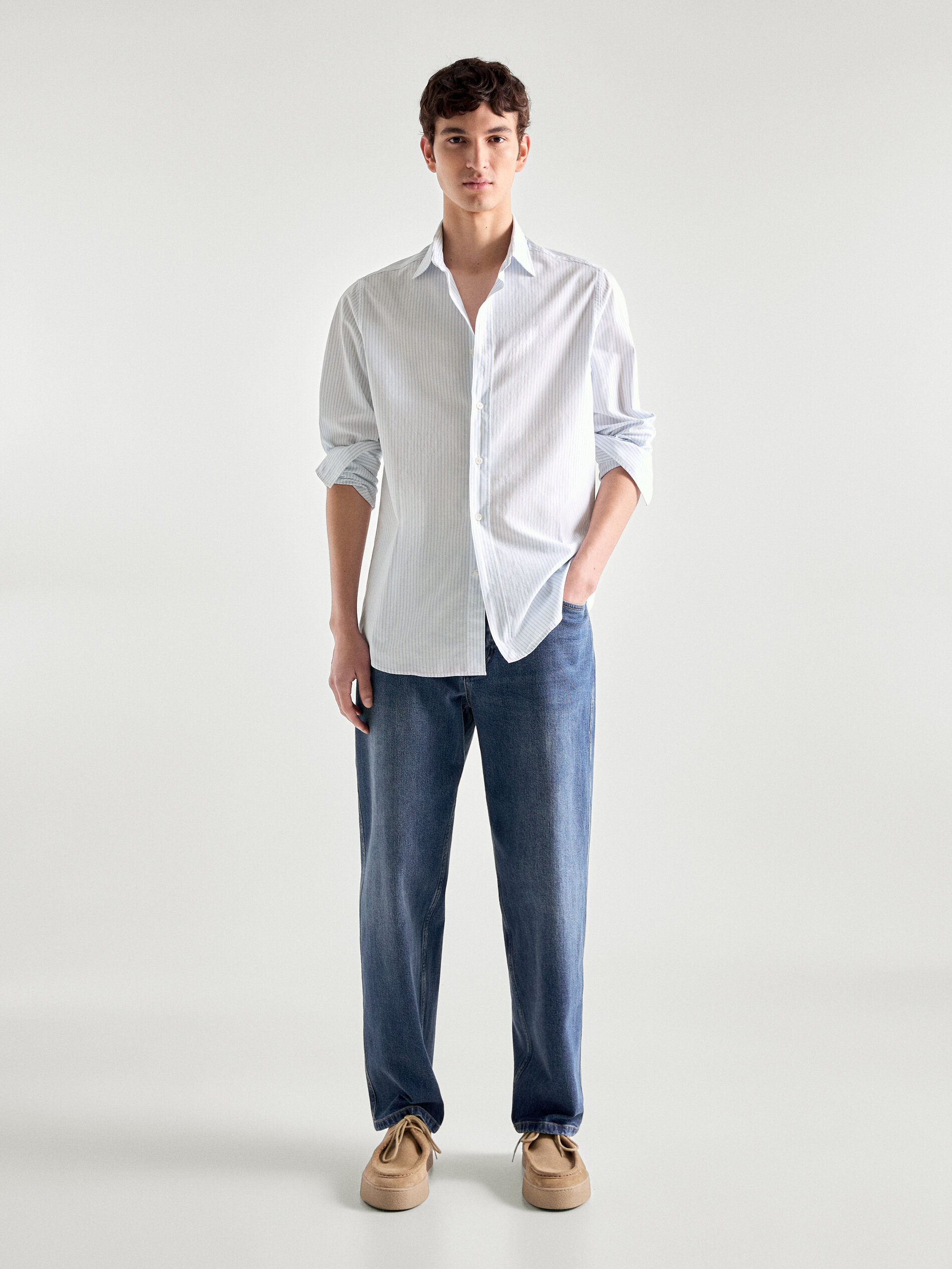 BLUE SHIRTS - Massimo Dutti