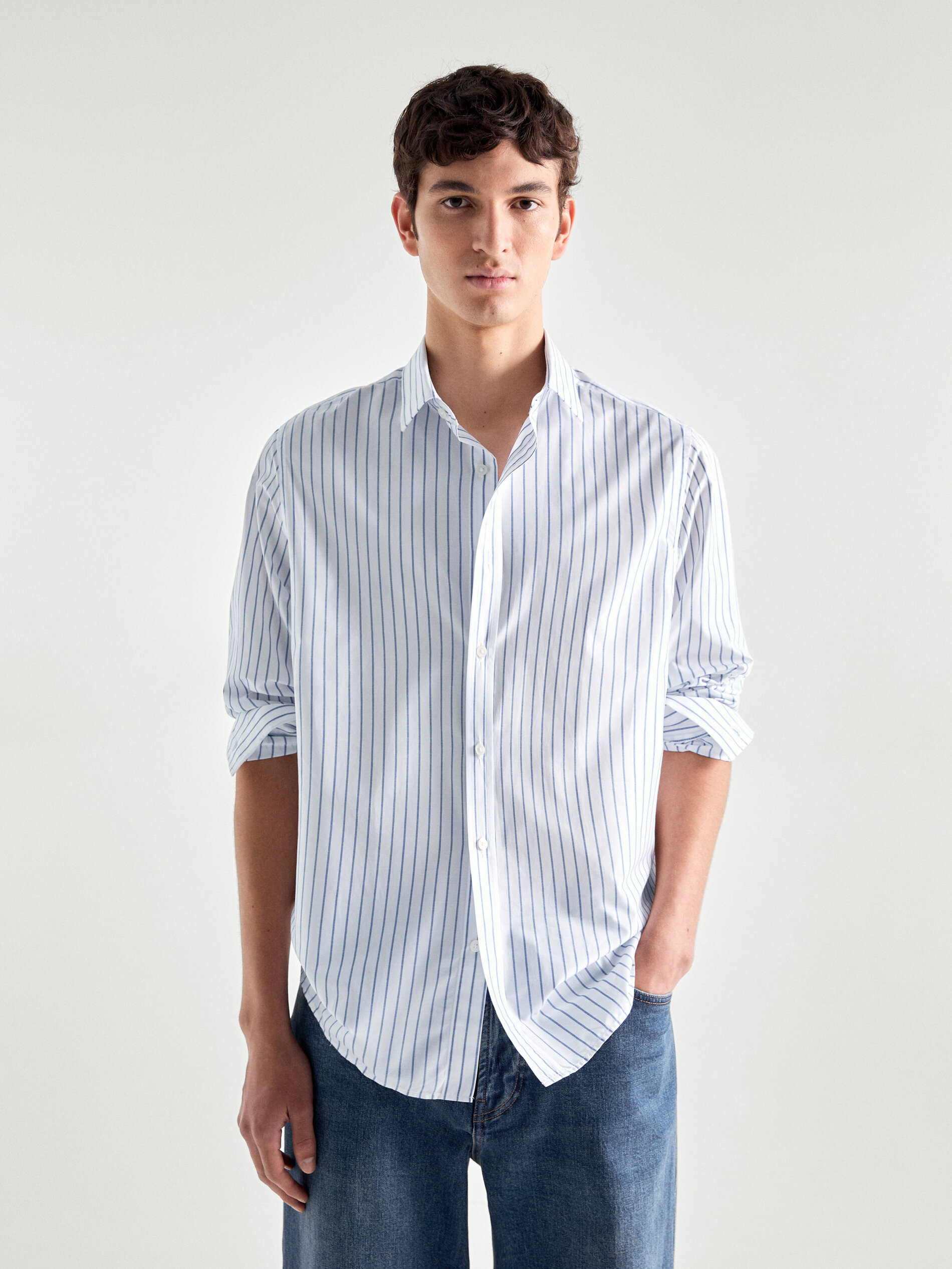 Regular fit stripes shirt