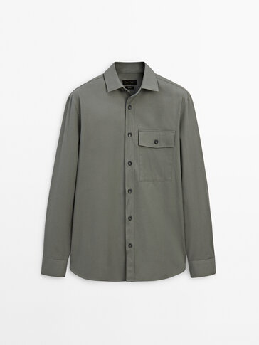 Plain Men's Shirts - Massimo Dutti